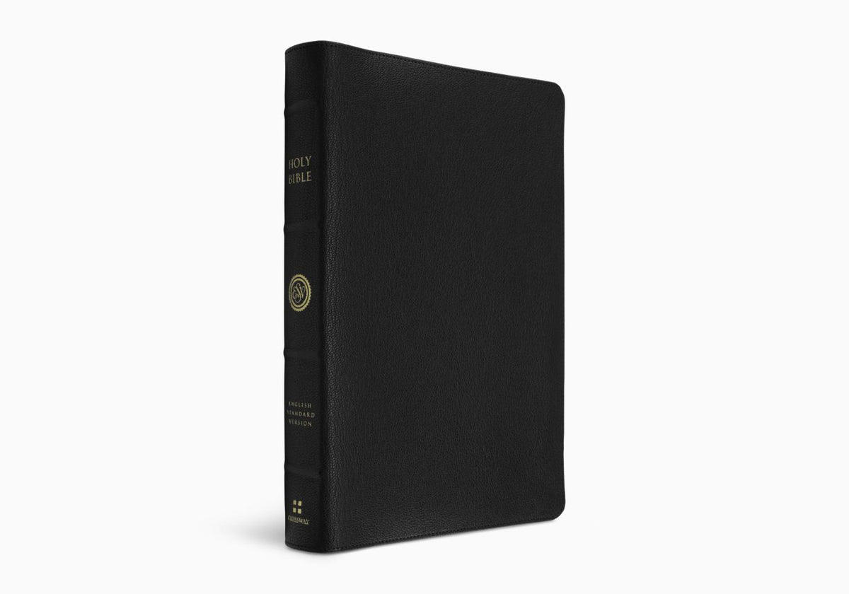 ESV Heirloom Bible Single Column (Goatskin, Black)