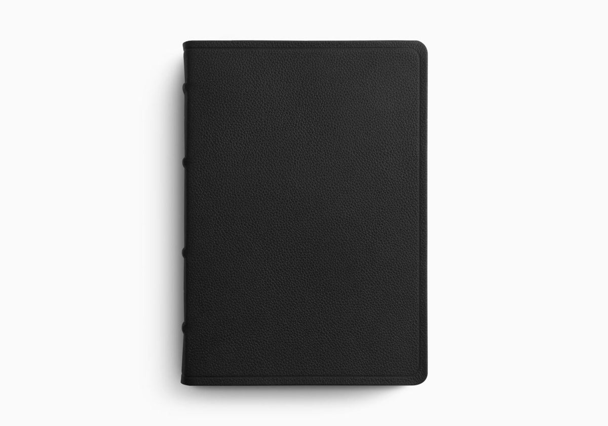 ESV Wide Margin Reference Bible, Red Letter (Black Leather)