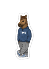 Chill Guy TMU Horse Sticker