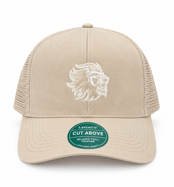 Legacy Lion Head Beige Hat