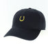 Navy Relaxed Twill Hat w/ Gold Horseshoe