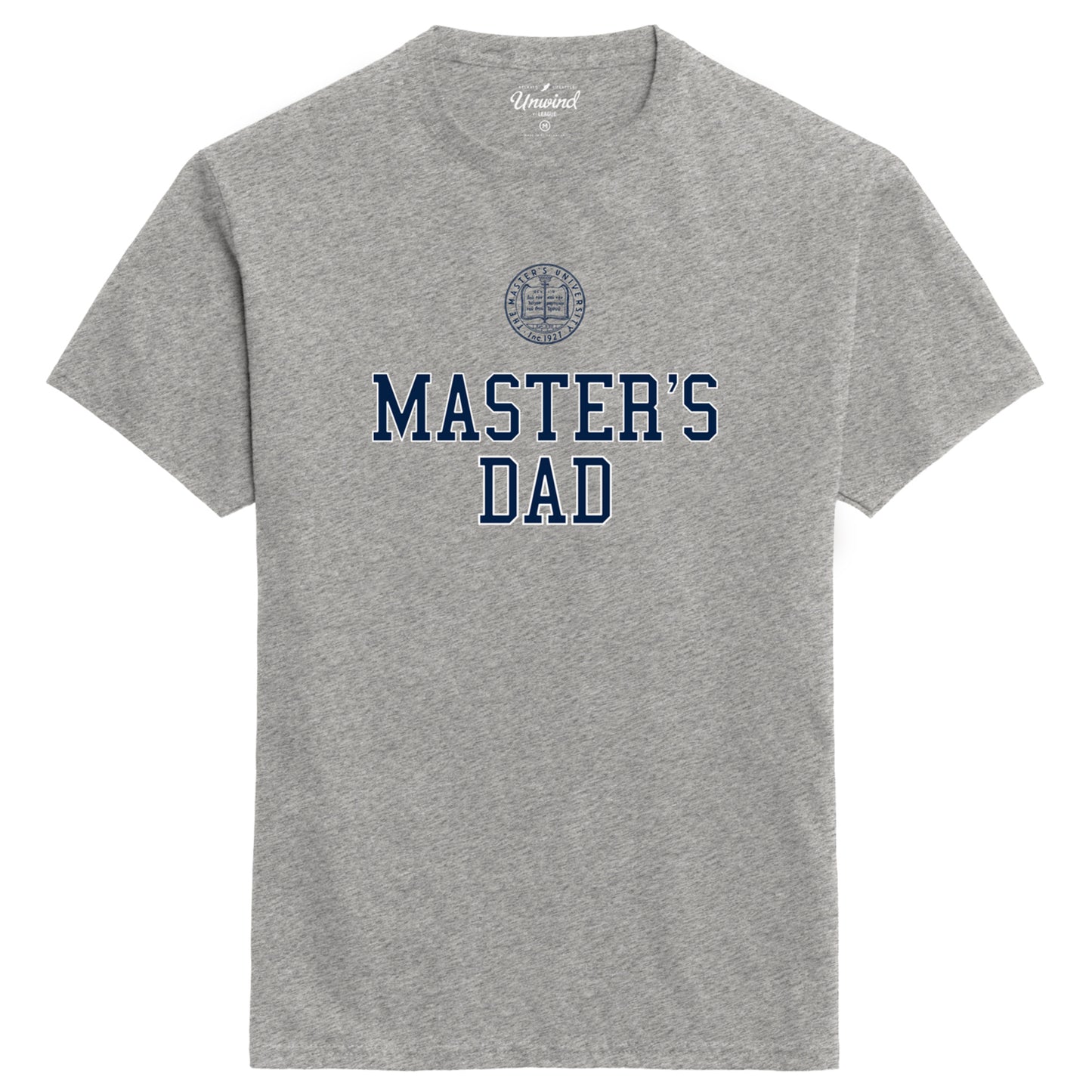 Master's Dad Short Sleeve Tee - Grey