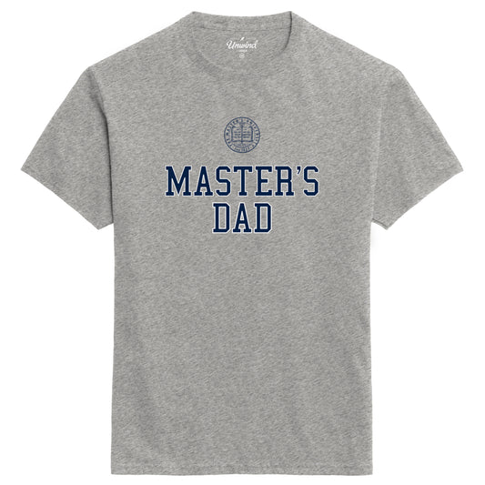 Master's Dad Short Sleeve Tee - Grey