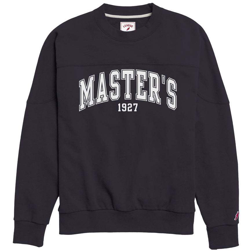 Navy Master's Throwback Fleece Crew