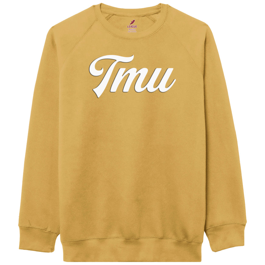 TMU Vintage Gold Puff Script Essential Crew