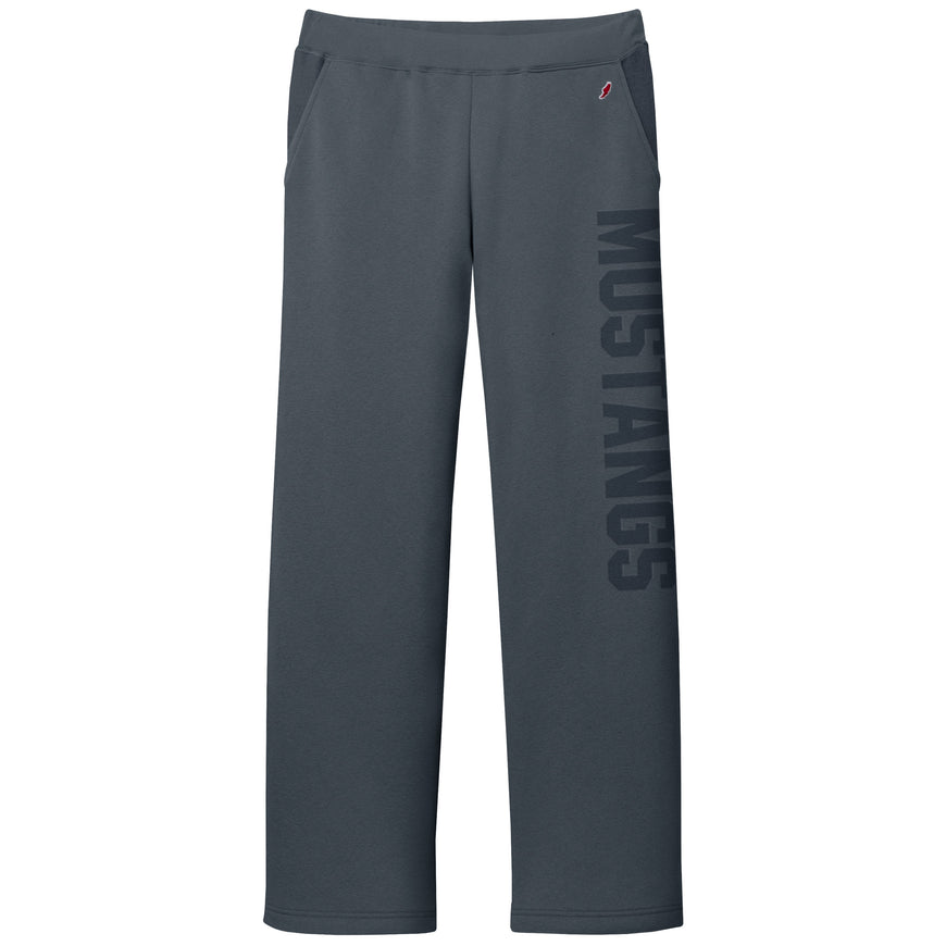 Women's Mustangs Spring Reverse Fleece Pant Navy