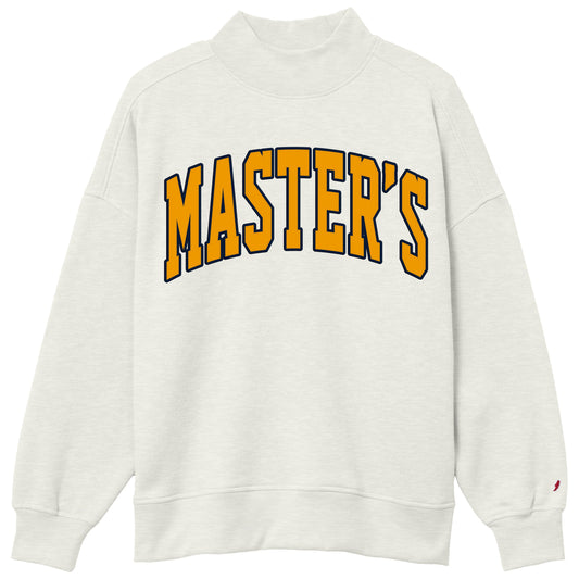 Master's Oatmeal Diana Mock Neck Women's