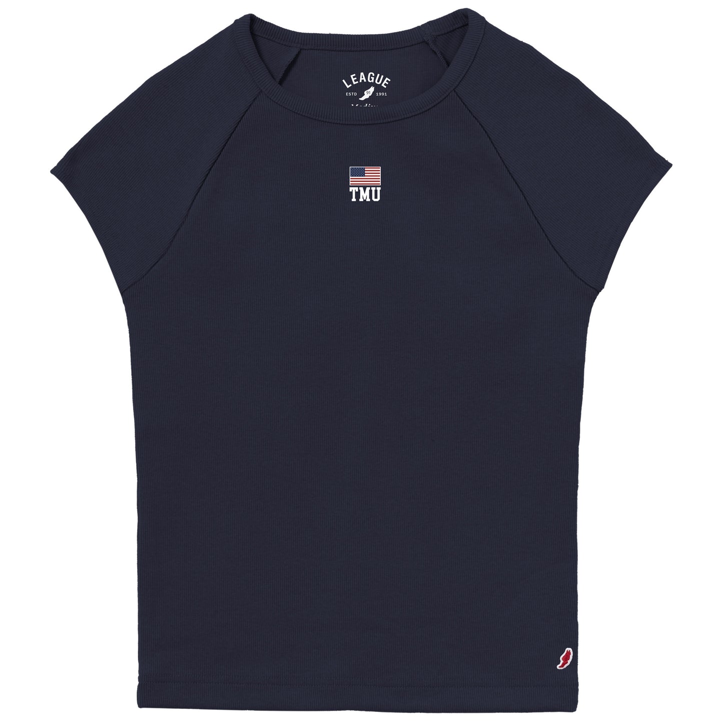 Retro Women's Babydoll Tee Navy