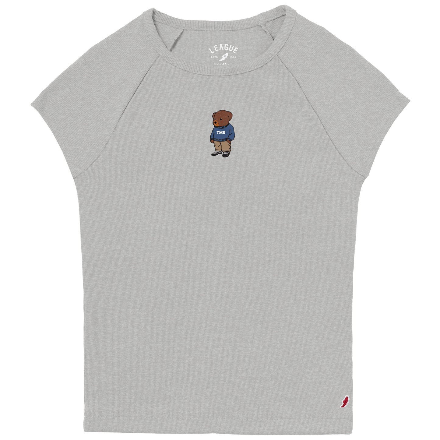 Retro Women's Babydoll Tee Grey