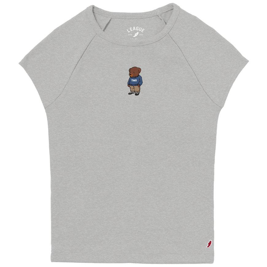 Retro Women's Babydoll Tee Grey