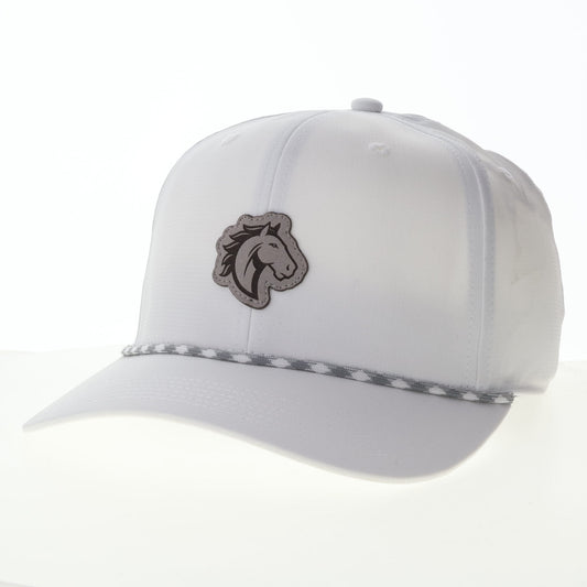 White Snake Mustang Rope Hat