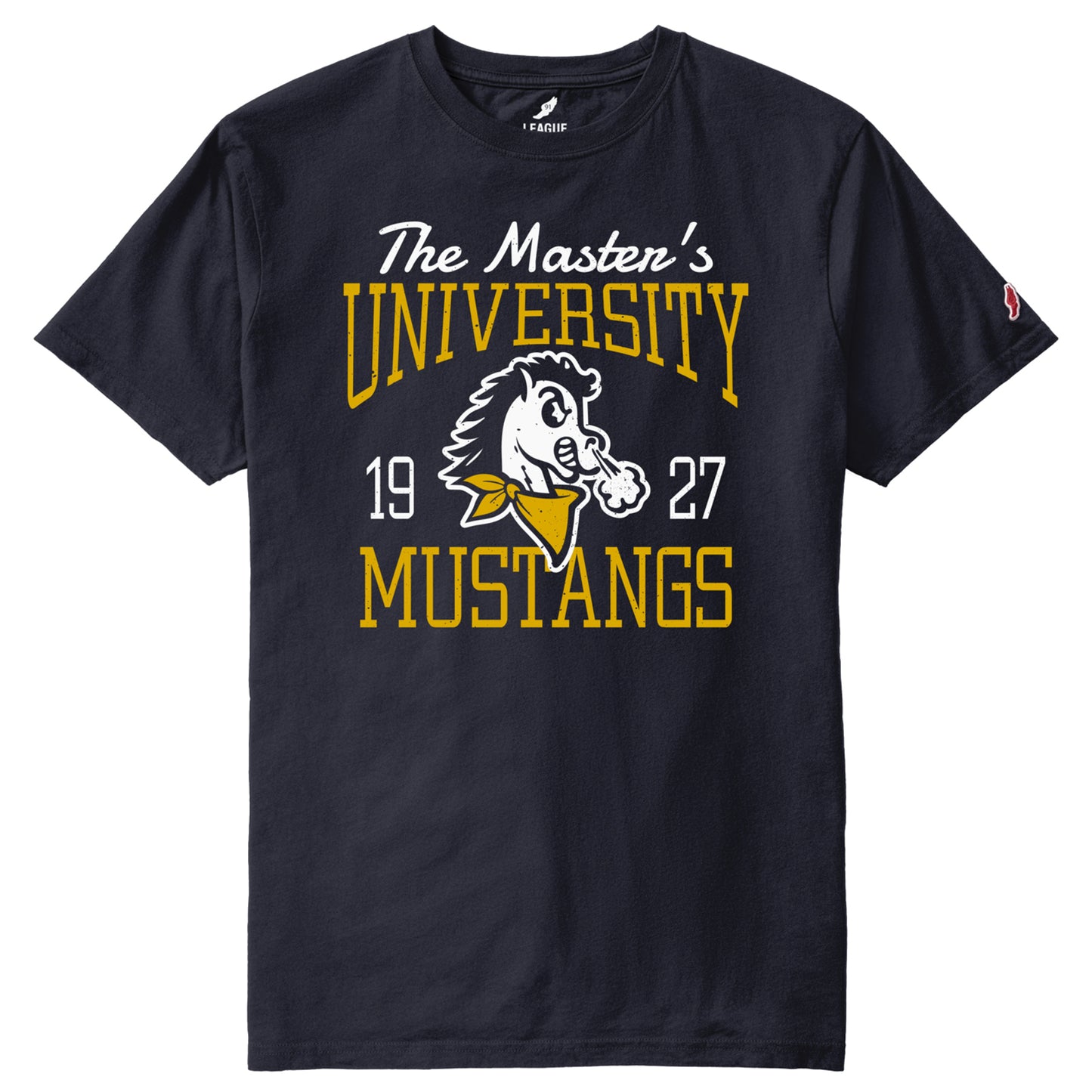 Fall Navy 1927 Mustangs Tee
