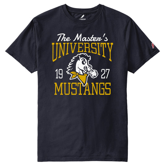 Fall Navy 1927 Mustangs Tee