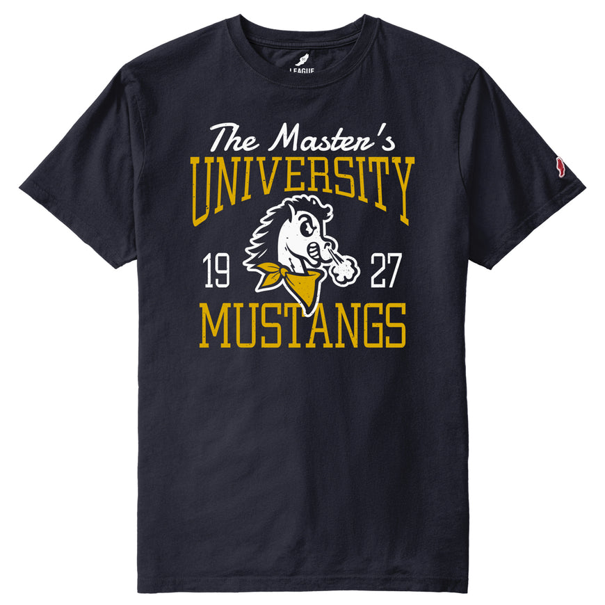 Fall Navy 1927 Mustangs Tee