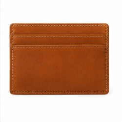 Leather "M" Wallet