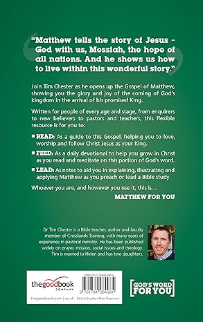 Matthew For You: God with Us