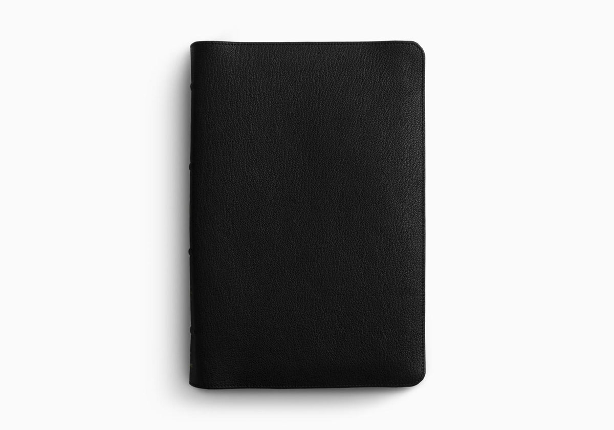 ESV Heirloom Bible Single Column (Goatskin, Black)