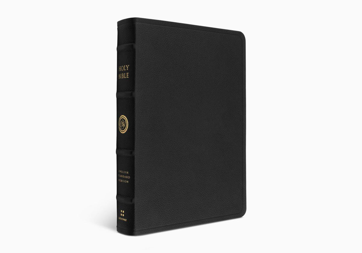 ESV Wide Margin Reference Bible, Red Letter (Black Leather)