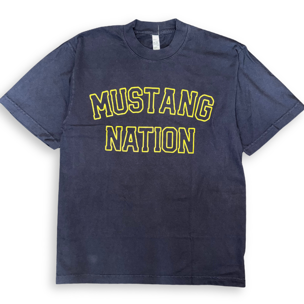 Mustang Nation Navy Tee (Adult)