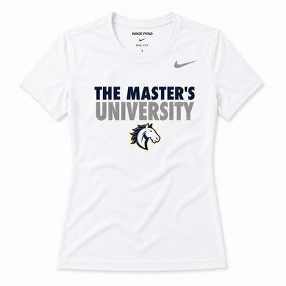 Nike Women's Dri-FIT Legend Short Sleeve Tee (White)