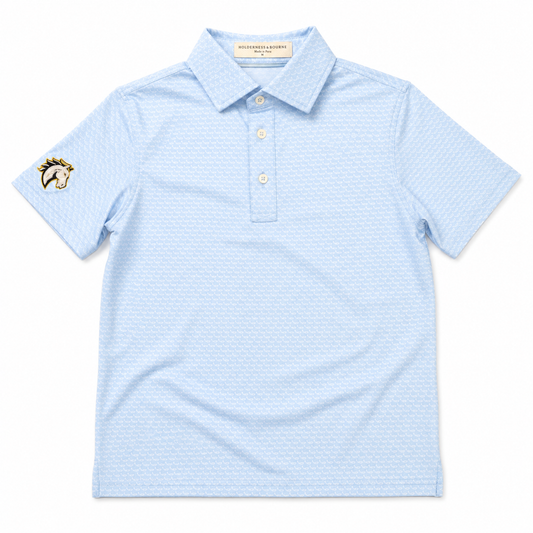 Holderness & Bourne: Youth The Bassett Polo (Vista Blue)
