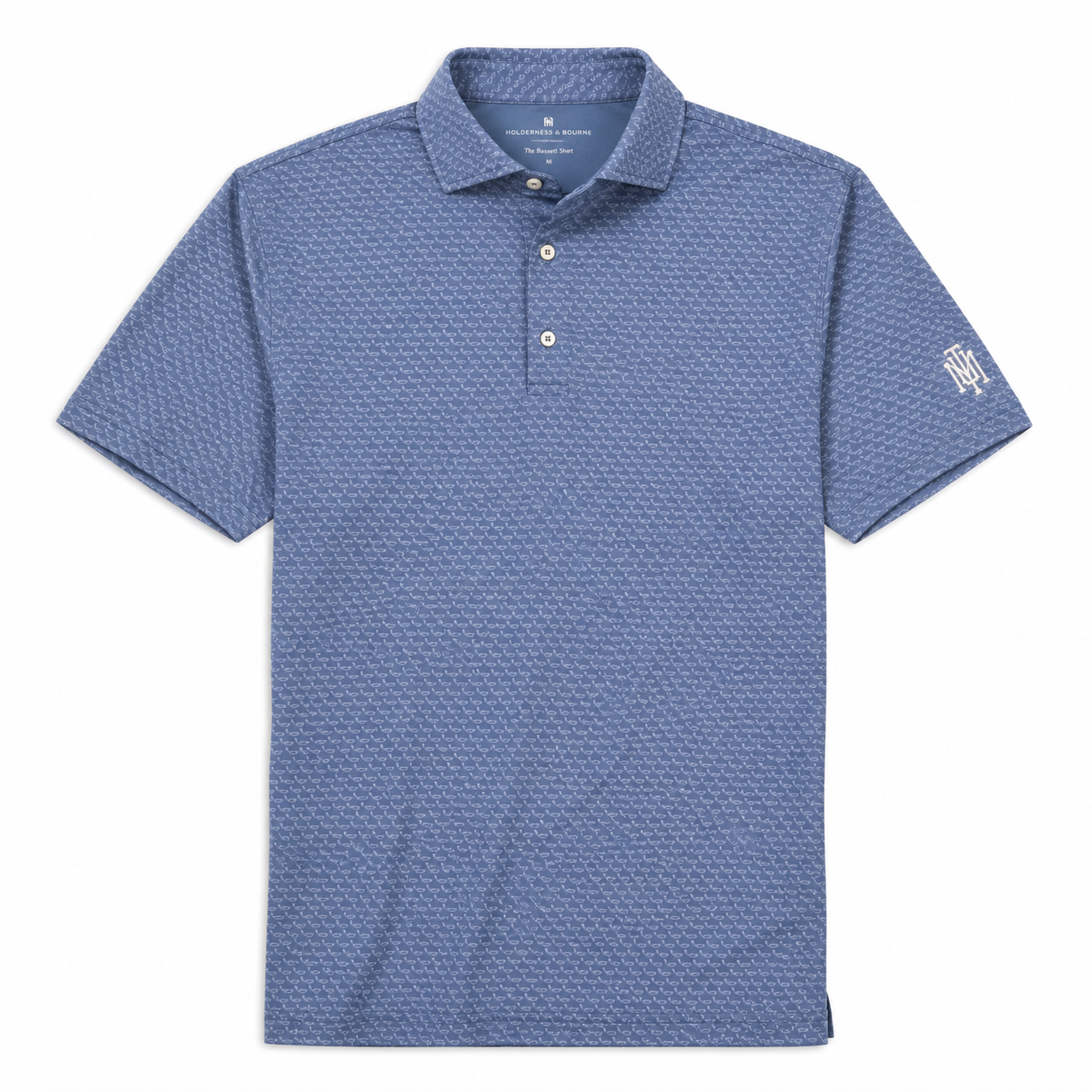 Holderness & Bourne: The Bassett Shirt (Pacific Blue)