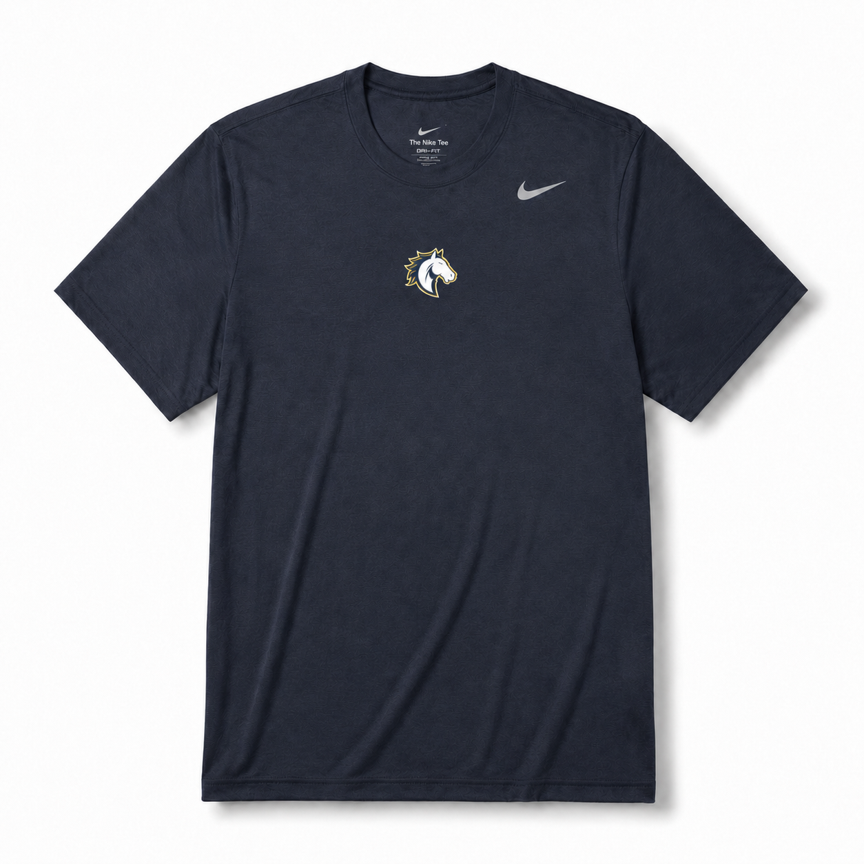 Nike Dri-FIT Tee (Navy) with Horse Head