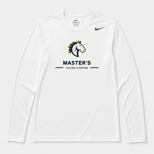 Nike Dri-FIT Legend Long Sleeve Tee (White)