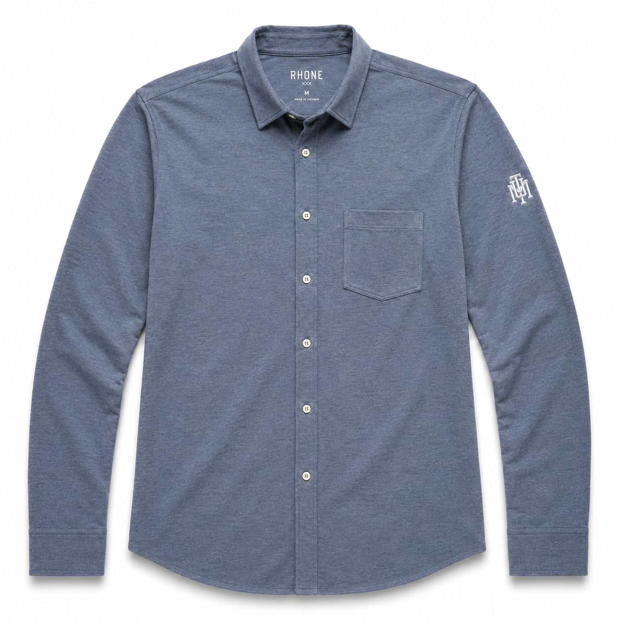Rhone WFH Shirt- Shale Blue