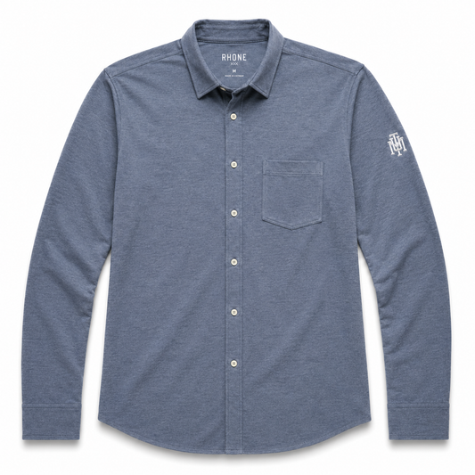 Rhone WFH Shirt- Shale Blue