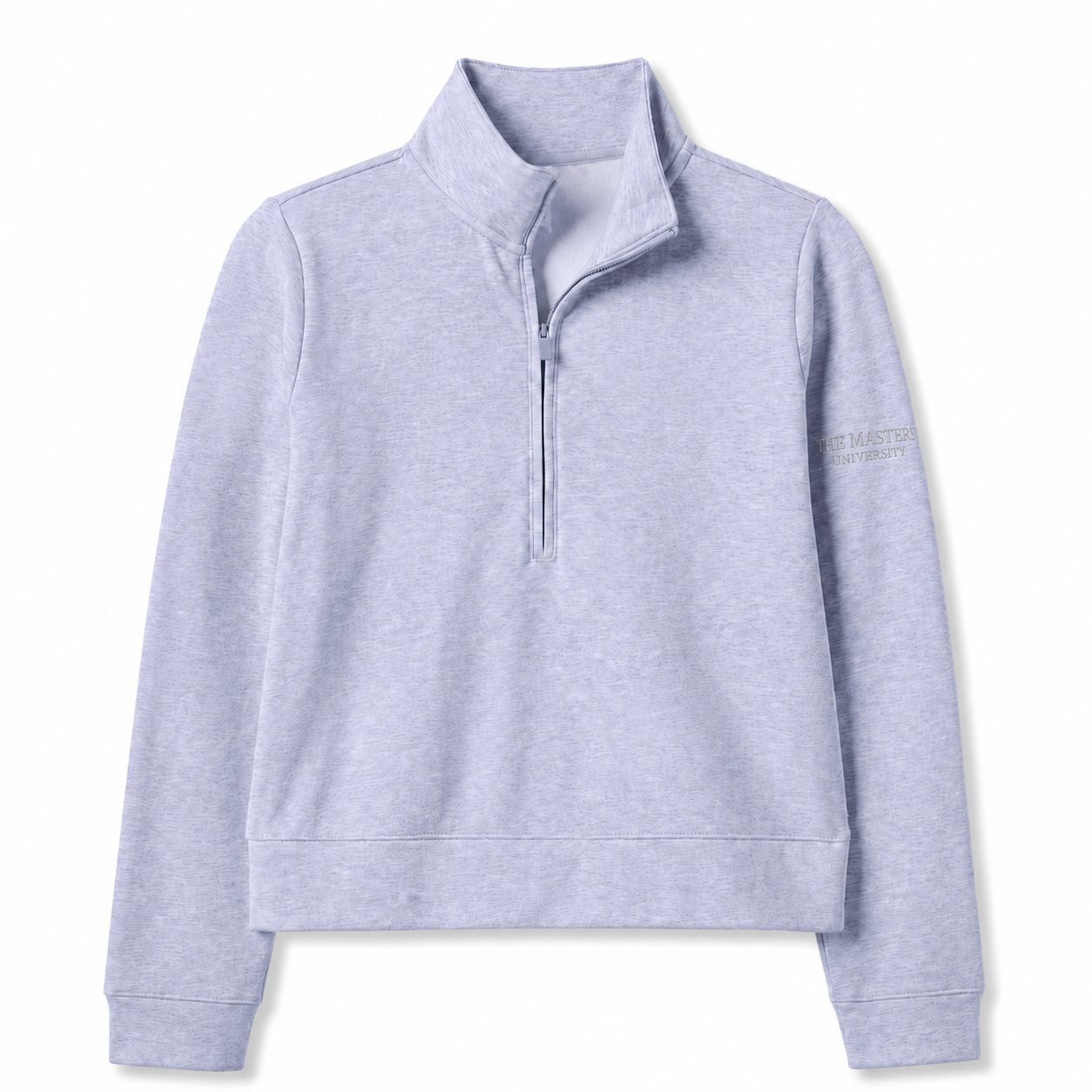 Travis Mathew Women's Cloud 1/2 Zip 2.0- Heather Soft Blue