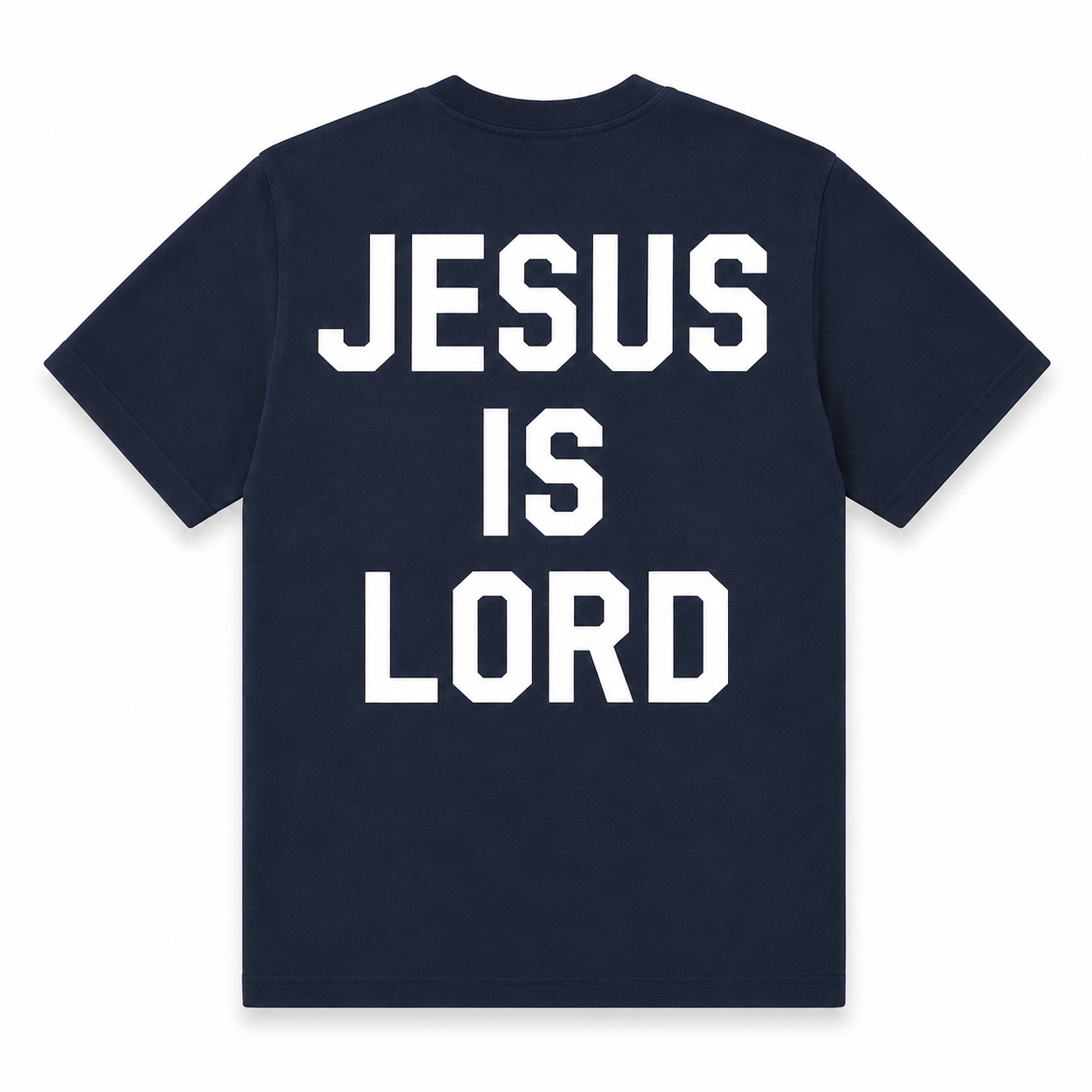 Jesus is Lord Tee Navy