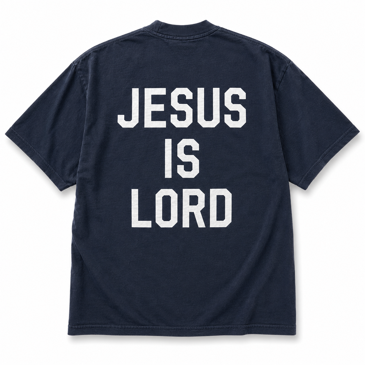 Jesus is Lord Tee Navy