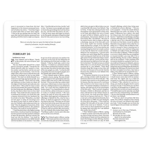 LSB Daily Reading Bible