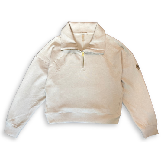 DreamGlow Ladies 1/2 Zip- Sand