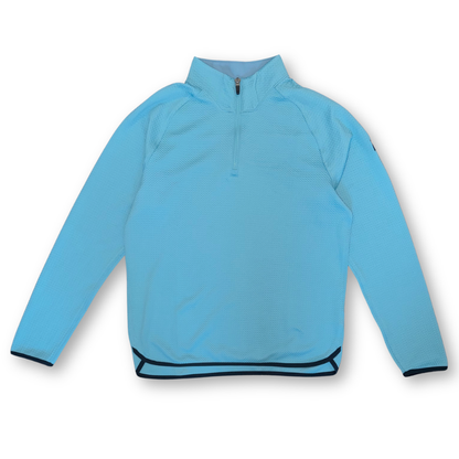 Rhone Founders Golf 1/4 Zip - Azure Blue