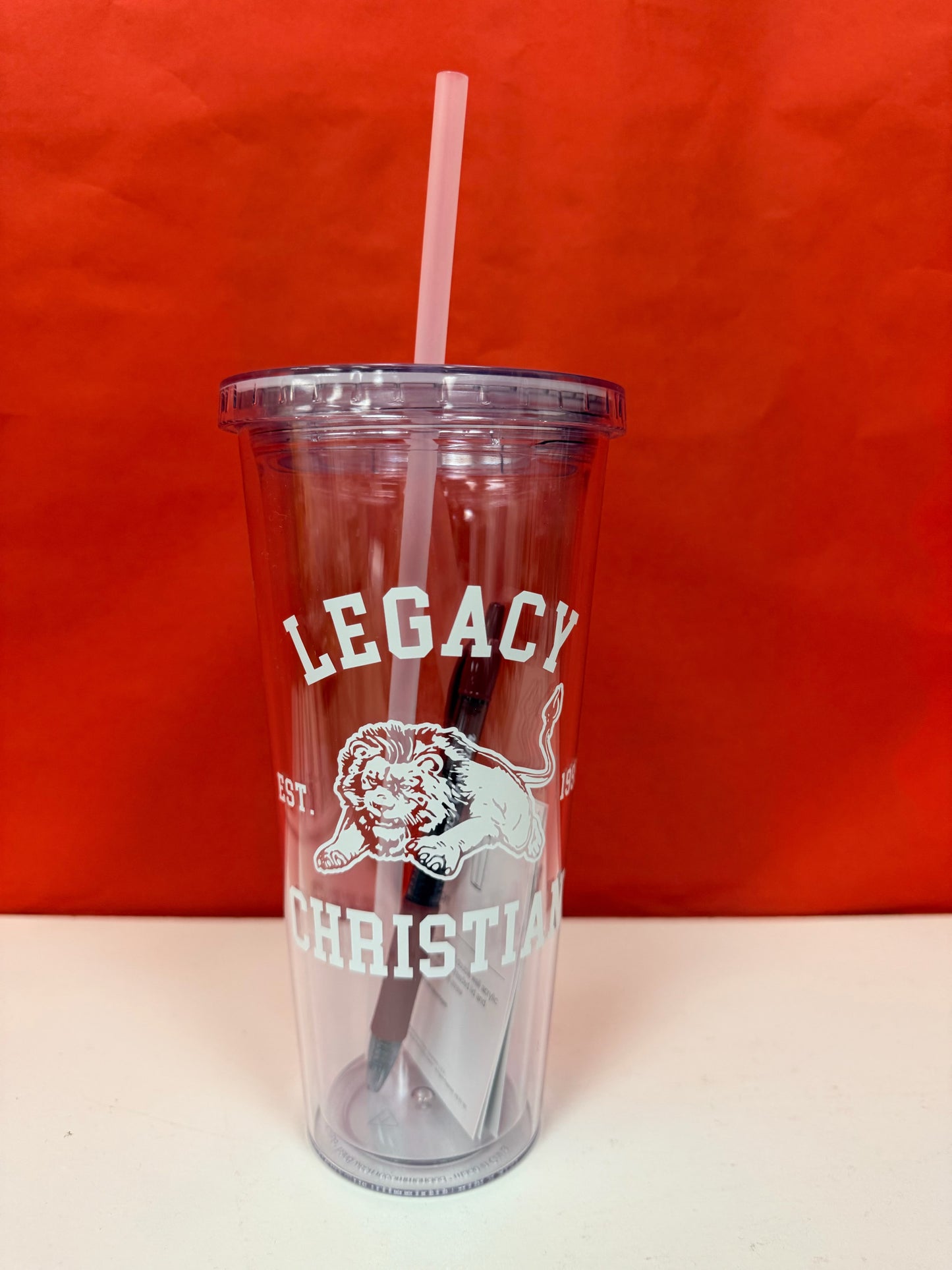 Legacy Christian Straw Tumbler