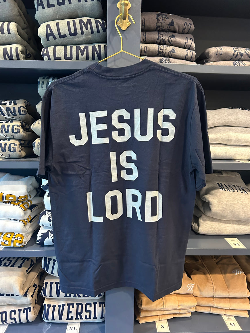 Jesus is Lord Tee Navy