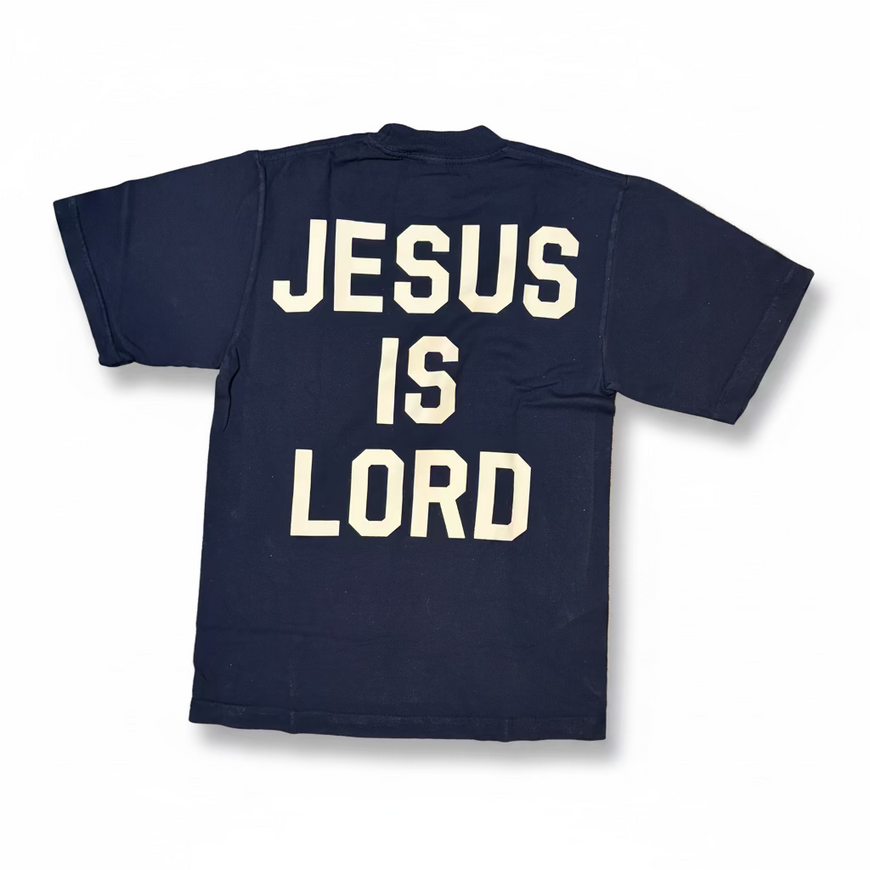 Jesus is Lord Tee Navy