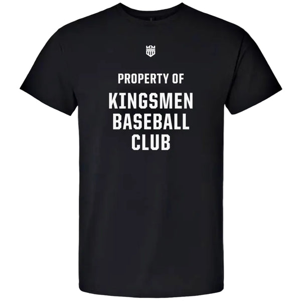 ADULT Legacy Kingsmen Baseball Club Tee Black
