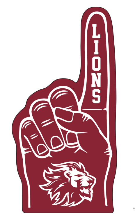 LCA Lions Mini Foam Finger