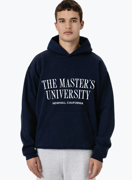 TMU Heavy Fleece Hoodie Navy