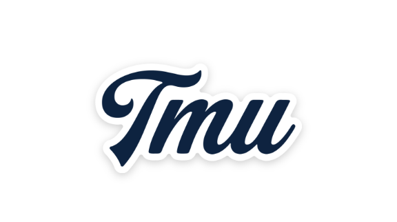 TMU Script Sticker