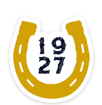 1927 Horseshoe Sticker