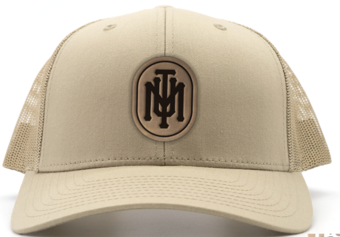 Monogram Leather Patch Hat