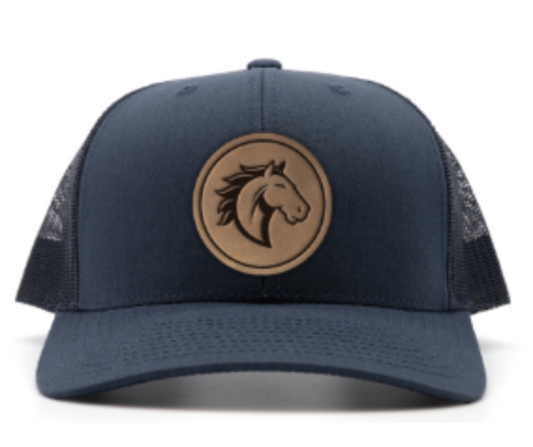 Mustang Leather Patch Hat
