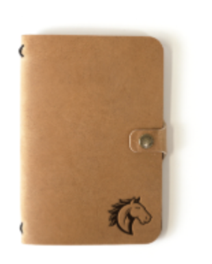 Mustang Leather Journal Notebook