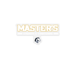 Master's Strength & Conditioning Clear Sticker