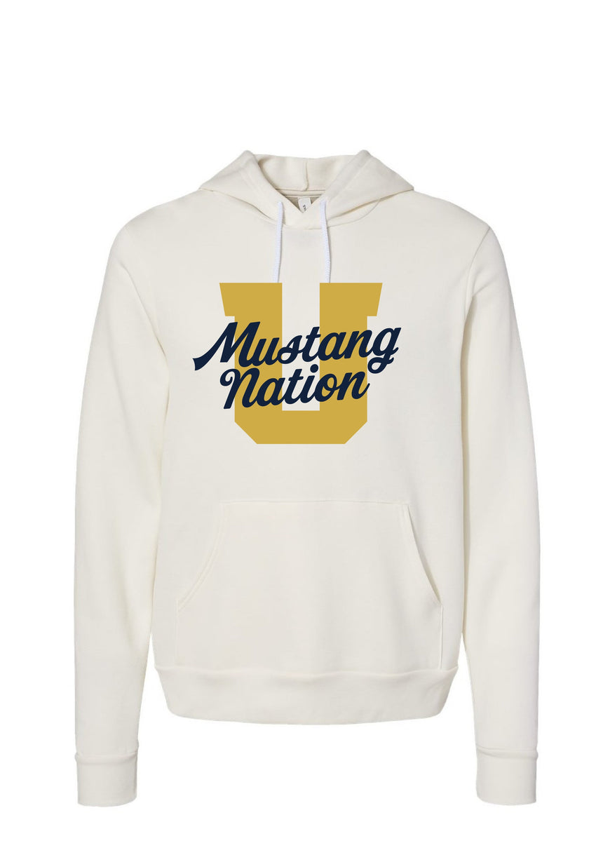 Mustang Nation Hoodie (Vintage White)