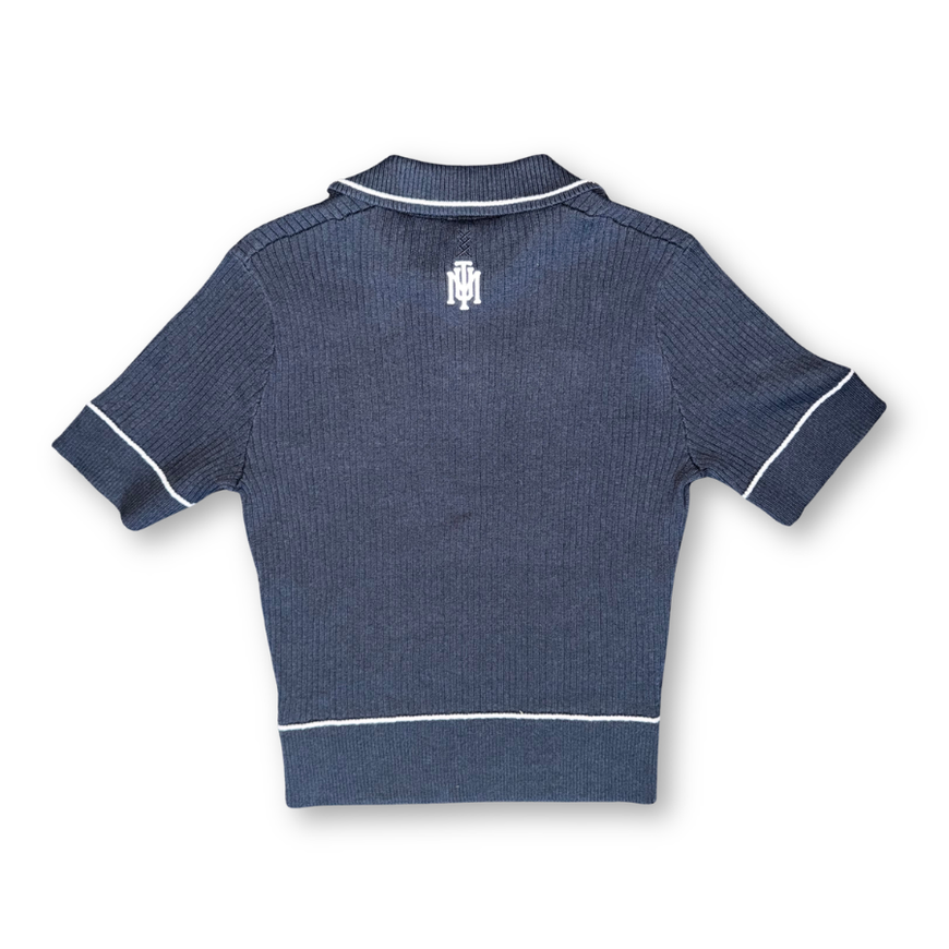 Rhone Birdie Sweater Polo-Navy Blue